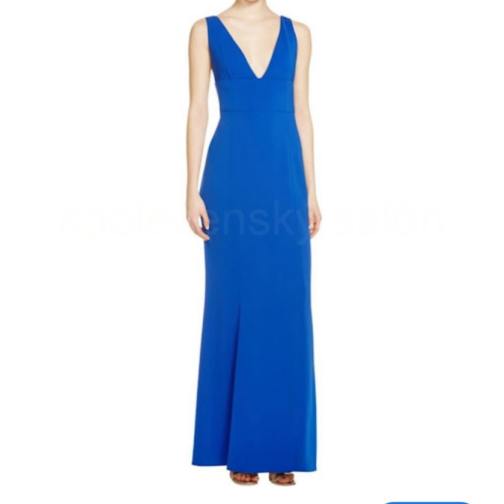 Laundry by Shelly Segal Long blue gown size 10 worn once.